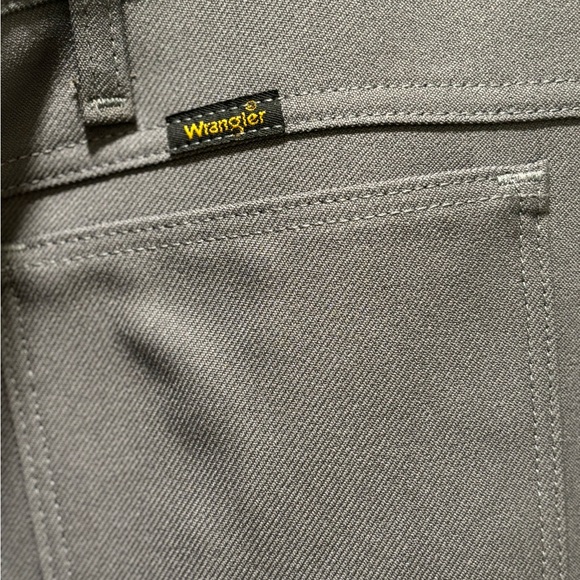 Wrangler Mens Pants Gray Style 82GY Western Style Stretch Polyester 50x32 - Picture 4 of 5